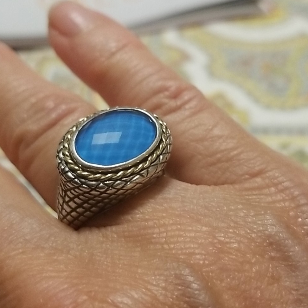 Andrea Candela Aqua Stone ring